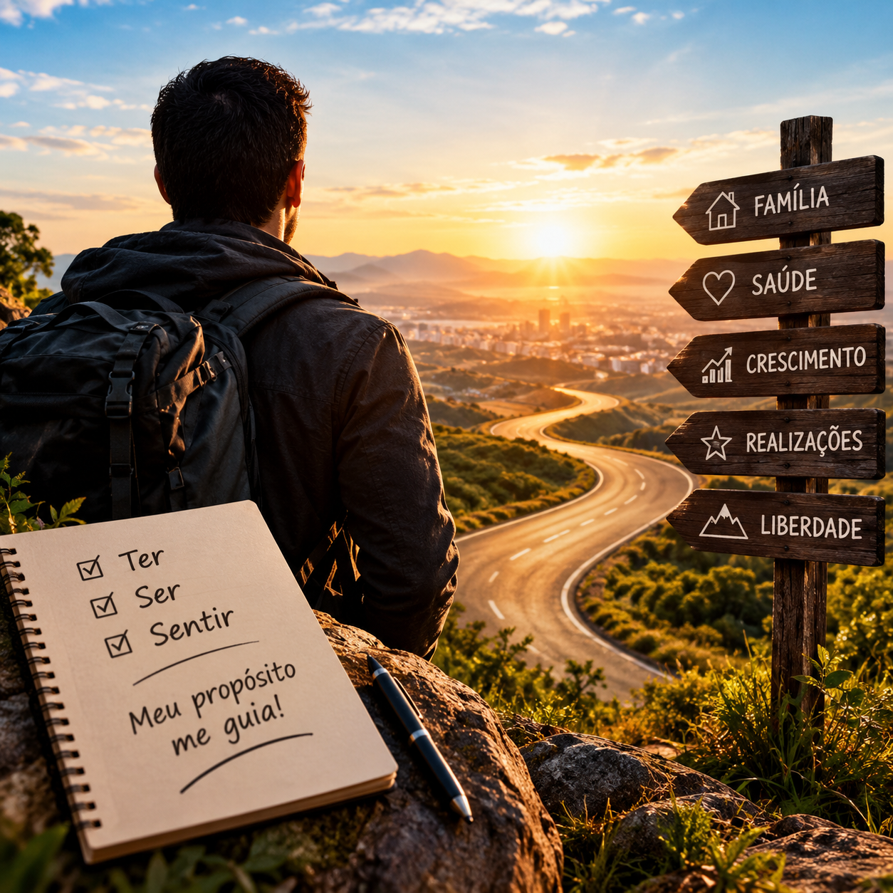 O que você realmente quer ter, ser ou sentir é o que te manterá no caminho.